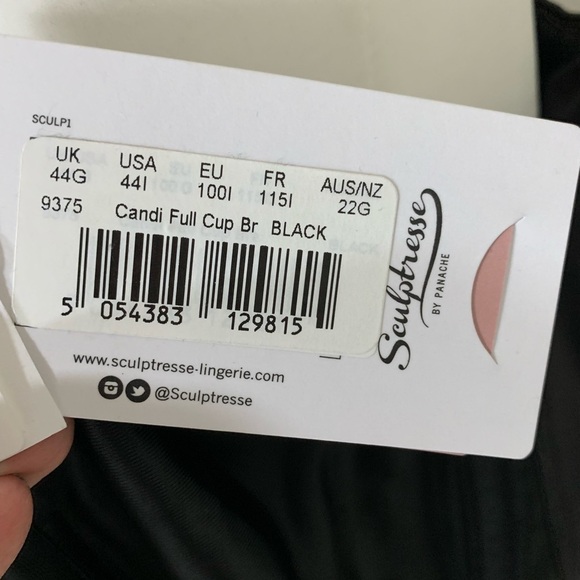 Sculptresse by Pinache plus size full cup bra 44G/44I - Picture 7 of 16